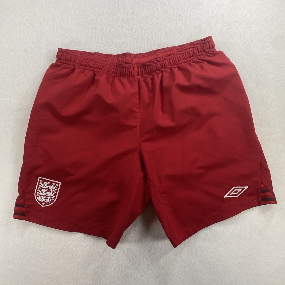 England 2012-13 Home Football Shorts Umbro Size L S5